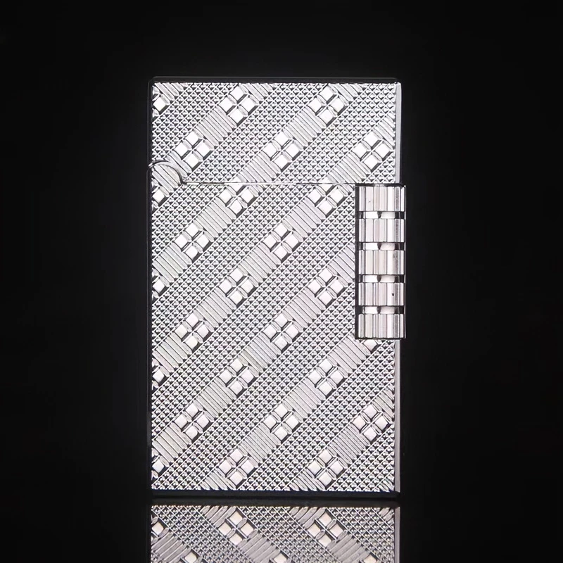 新款朗声侧滑打火机高档男士充气火机高颜值送男朋友网红爆款