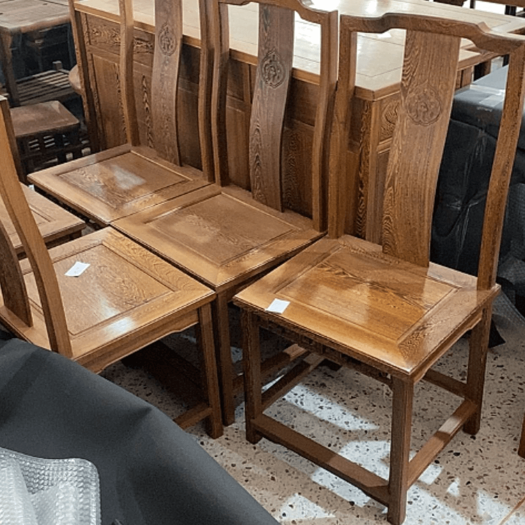【闪购商品】鸡翅木类成套家具明****，5张椅子