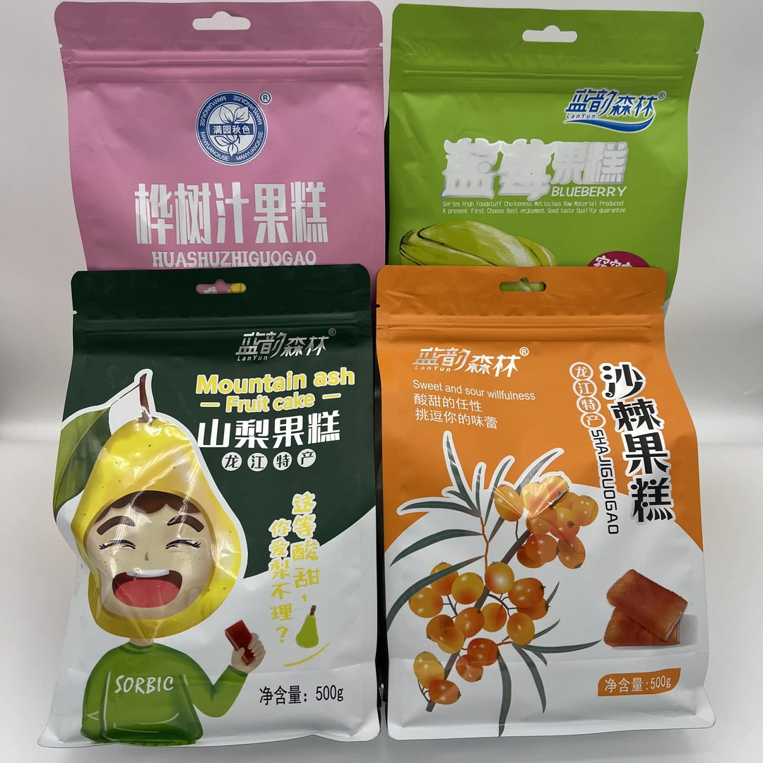 【大超专属】蓝韵森林特产果糕桦树汁 蓝莓 沙棘 山梨即食美味