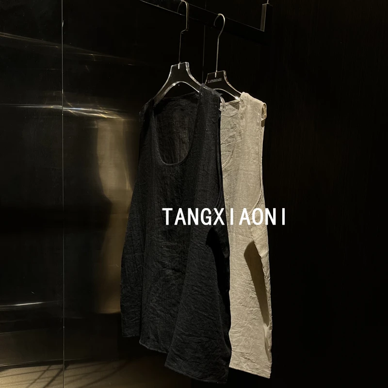 棉麻子【晶晶闪闪】两色背心