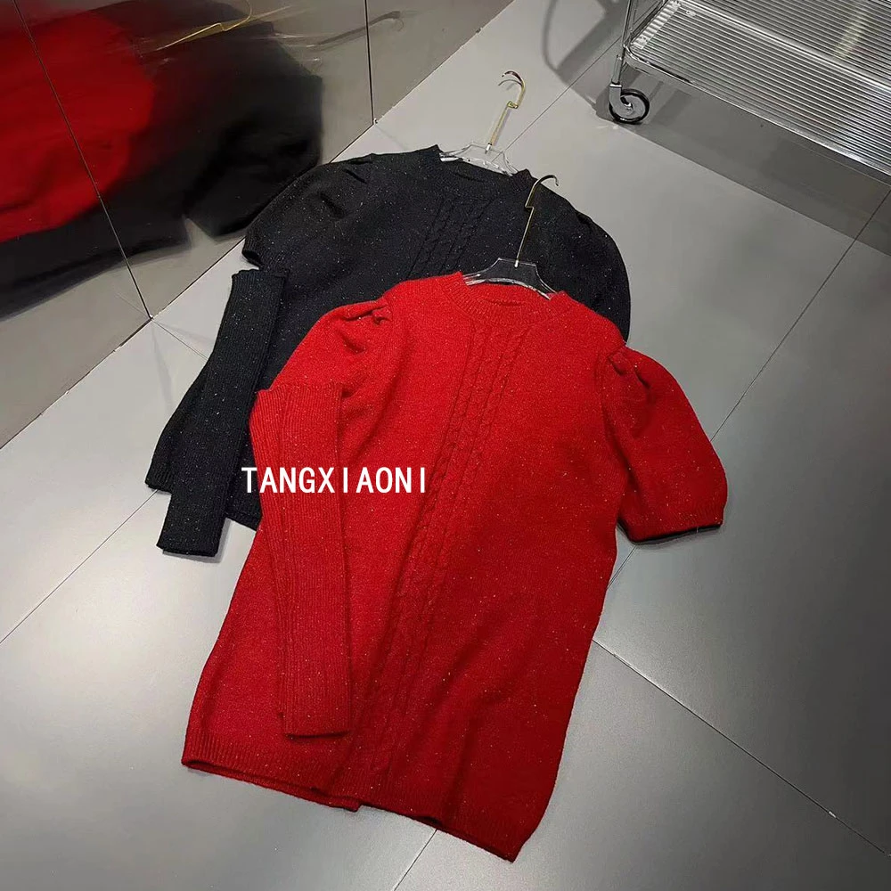 新年新衣 两色带袖套上衣