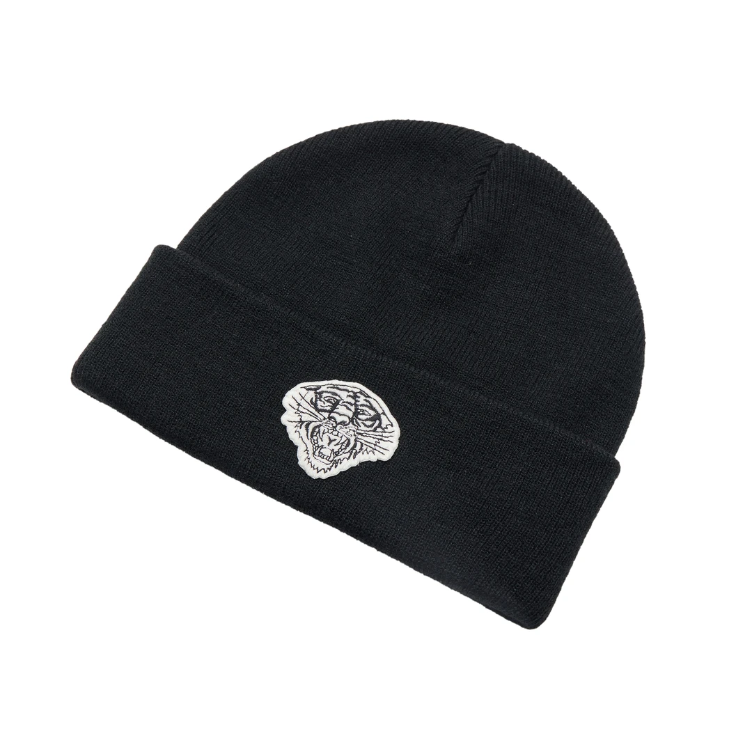 Ed Hardy埃德哈迪秋季新款经典虎头百搭针织帽E1PDU117