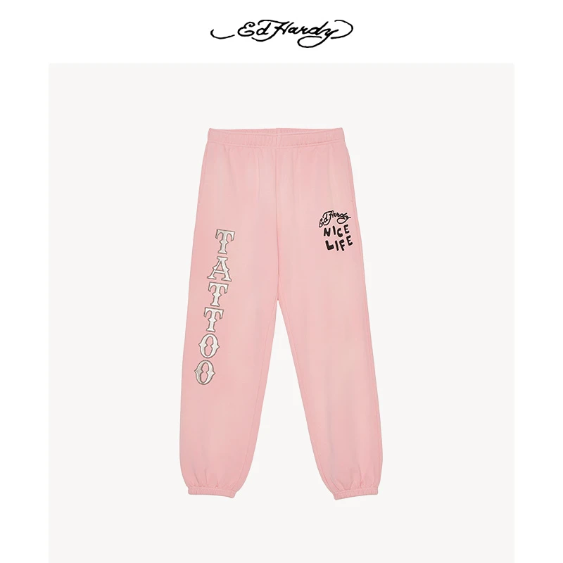 Ed Hardy/埃德哈迪百搭个性潮流卫裤E1PDW383
