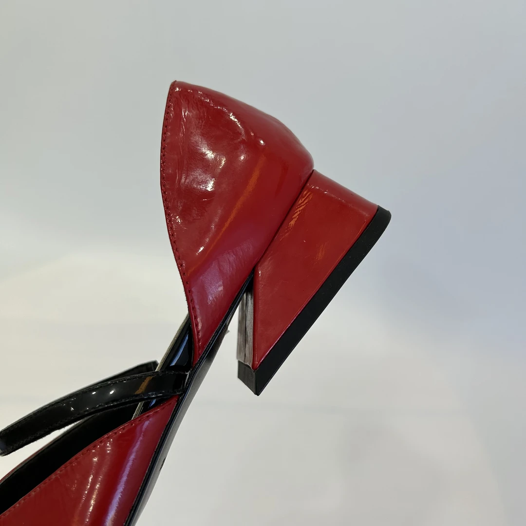 Eaglelyb【非图片款】时尚休闲中跟粗跟方头凉鞋