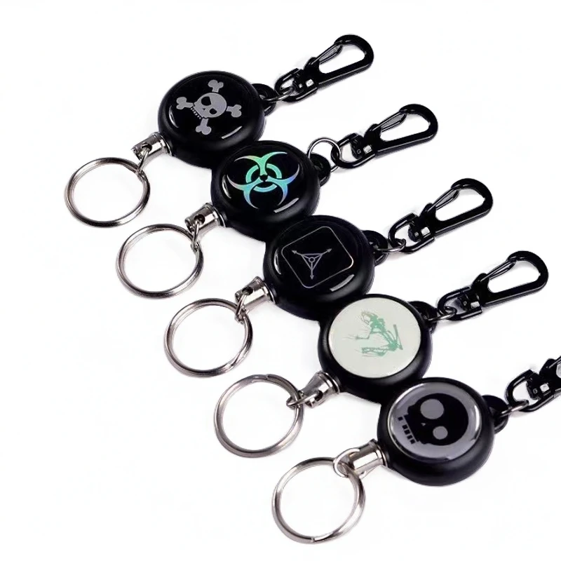 可境 户外TAD高回弹伸缩钥匙环防丢防盗钥匙扣