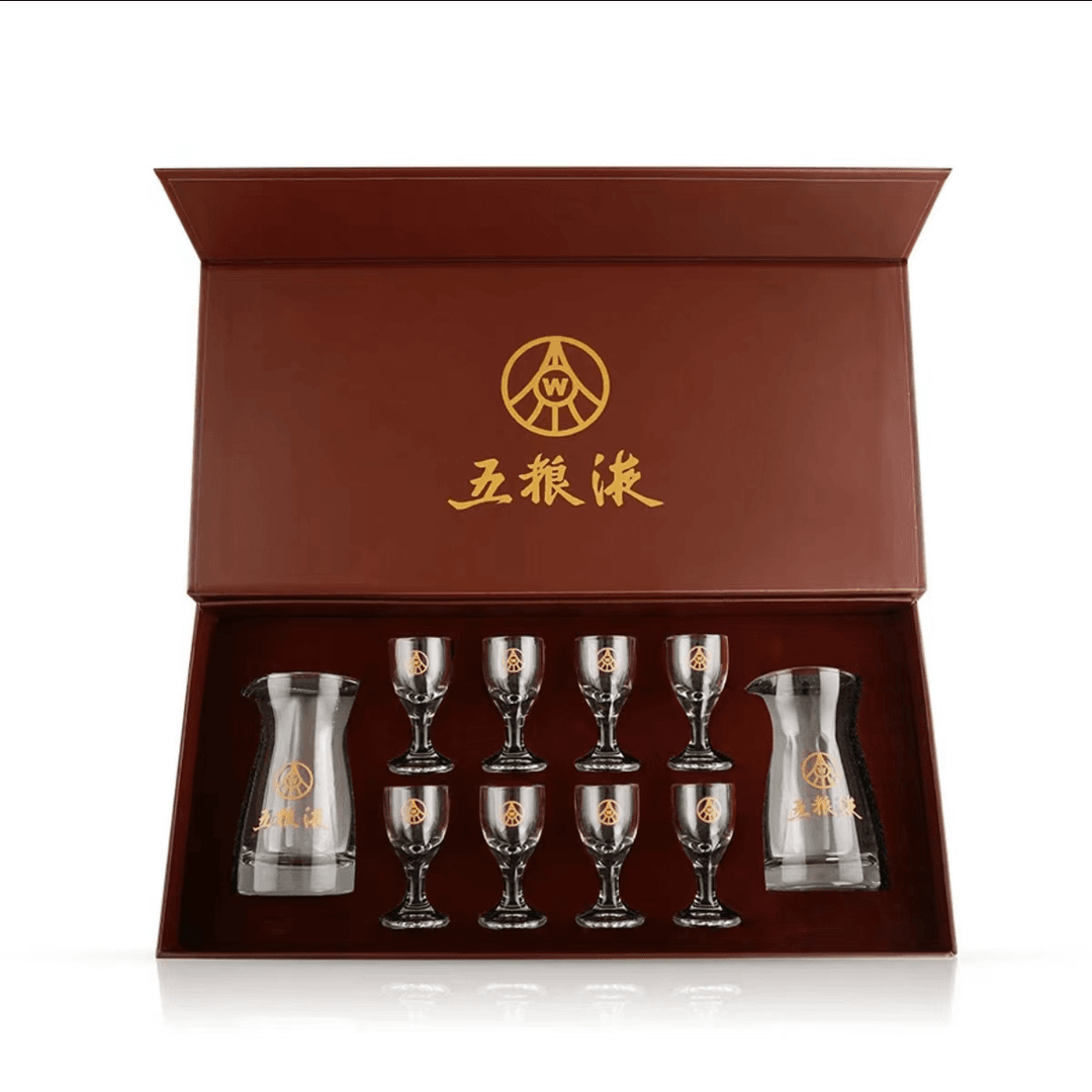 五粮液2壶8杯酒具一套