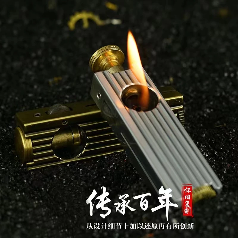 复古横向煤油打火机烟斗老式战壕  669