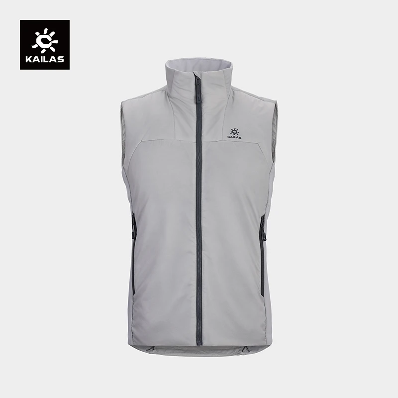 KAILAS凯乐石 棉服马甲防泼湿水保暖透汽户外运动登山徒步男款