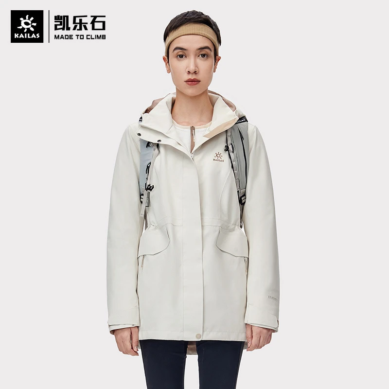 Kailas/凯乐石冬季鹅绒羽绒 三合一冲锋衣 女