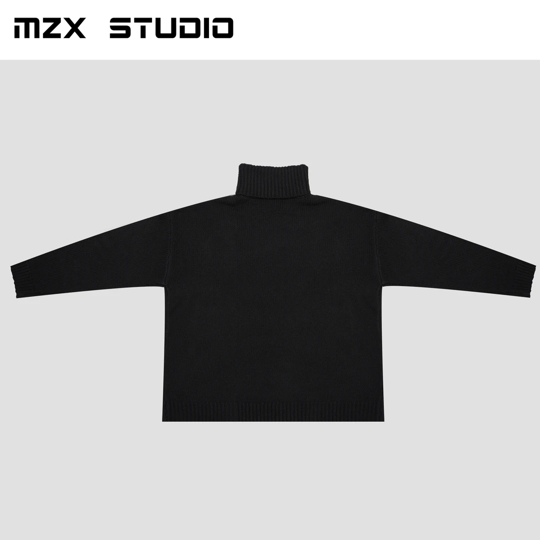 MZX STUDIO秋冬翻领简约毛衣MY8602