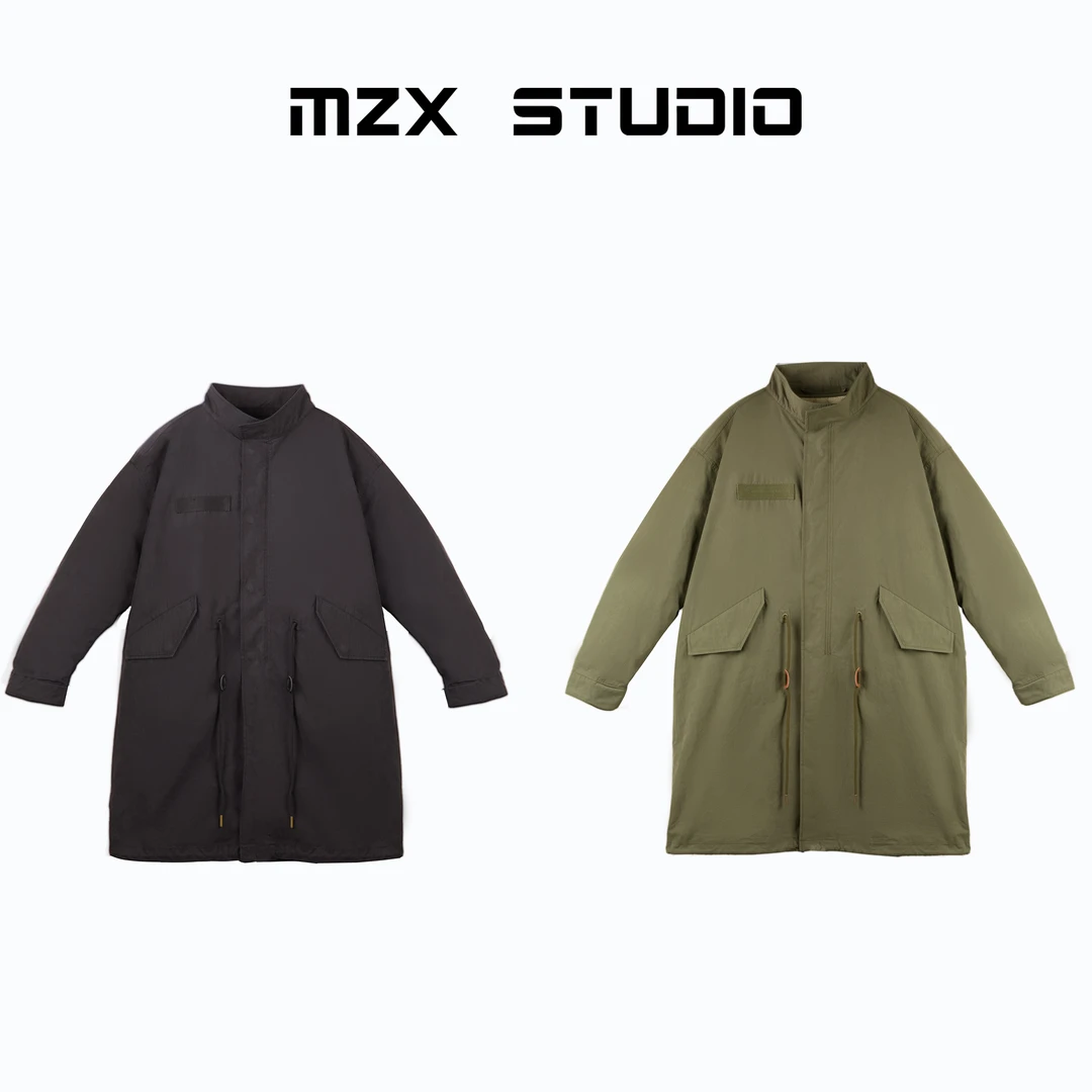 MZX STUDIO 保暖可拆卸内胆长款羽绒服wt8340