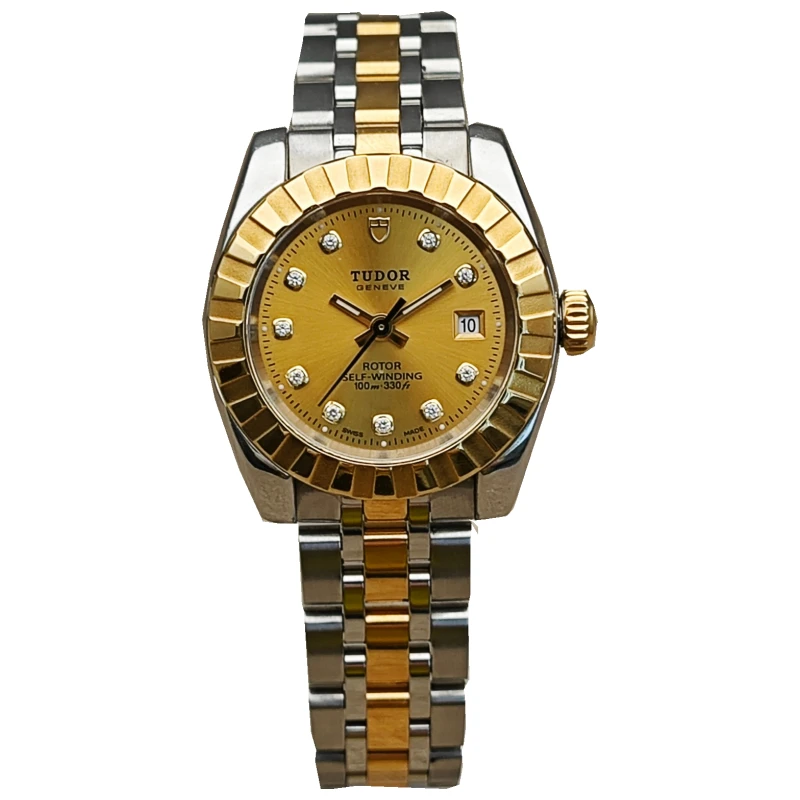95新 TUDOR/帝舵 帝舵手表M22013-0007 二手手表女款名表镶钻经典