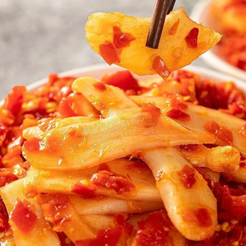 湖南特产酸辣生姜片香辣脆爽回味爽口新鲜手工腌制开胃即食香辣