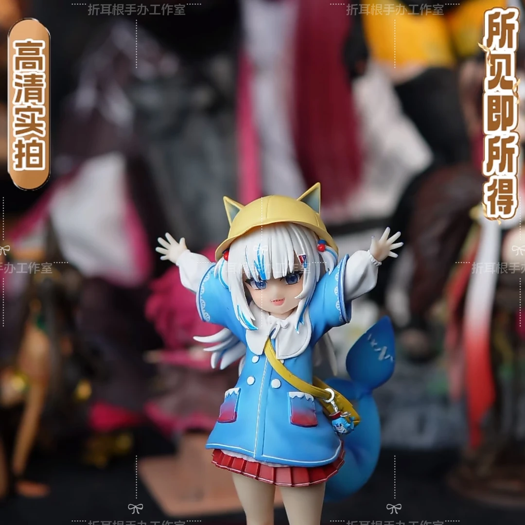 原画偶像噶呜古拉幼稚园手办可爱鲨鱼妹妹动漫二次元玩偶摆件礼物
