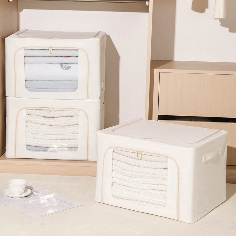 [vipSW]新款可视窗三开门百纳箱5.0加粗钢架可水洗