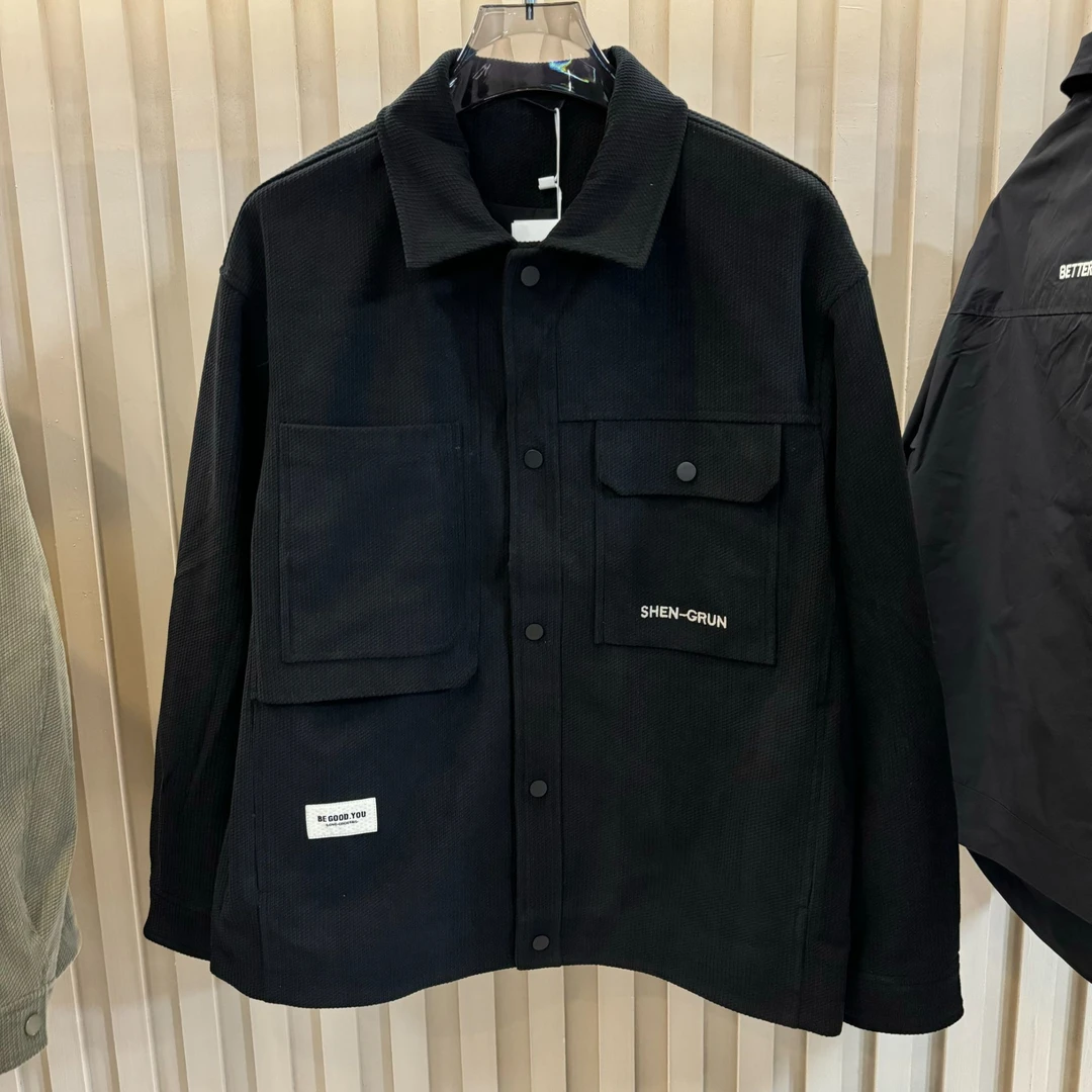 【利威专属】秋季新款男士港风休闲外套  经典百搭男休闲外套8117