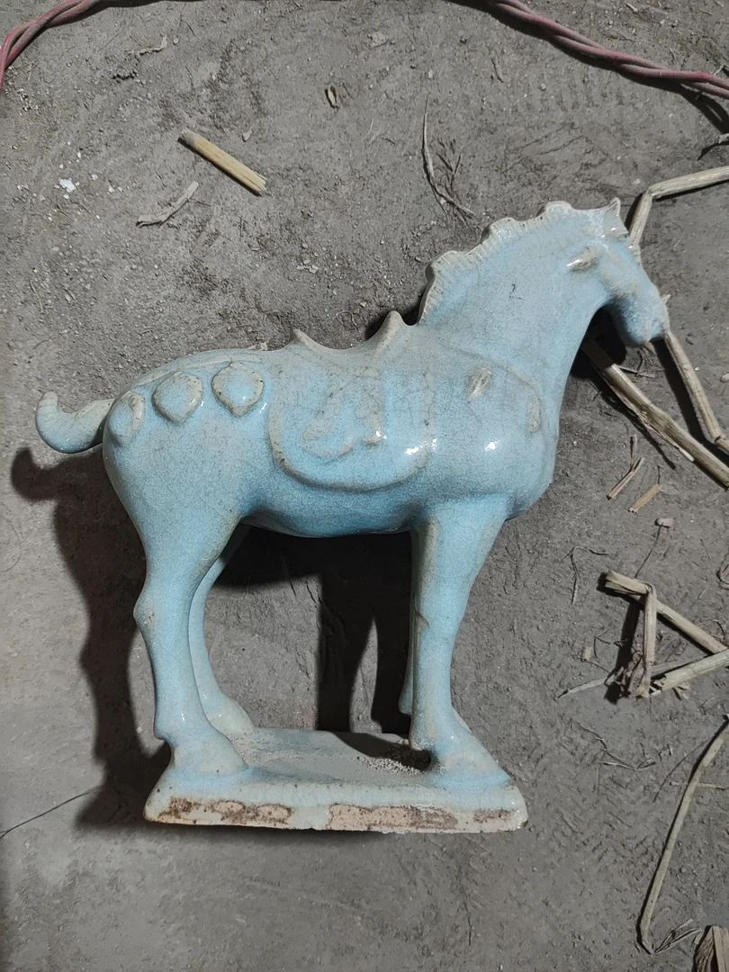 四匹马工艺品手工
