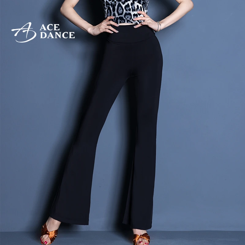 ACEdance拉丁舞女成人鲨鱼裤高腰喇叭设计款舞裤国标舞班服DA301