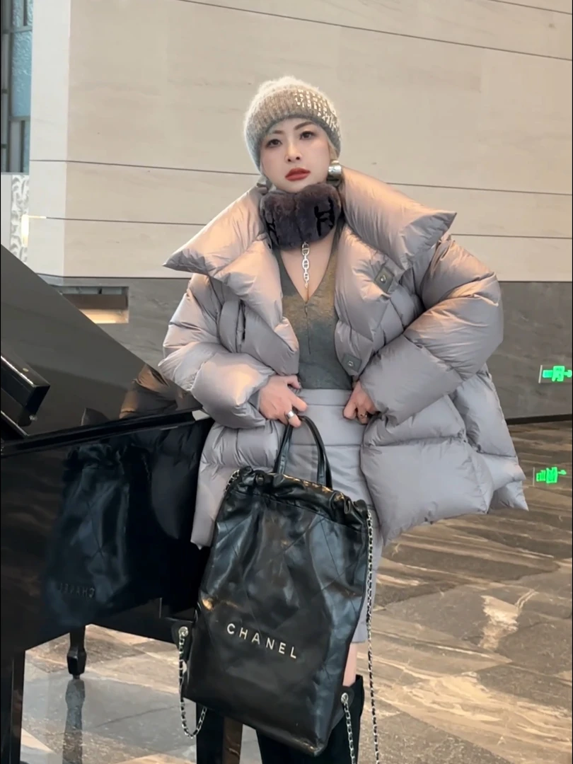 【圣洁】QTIME& 品牌设计师女装 90鹅绒服外套  23435552