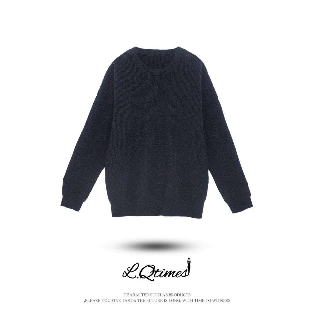 【彤姐】彤公子&秋冬慵懒风宽松休闲针织衫毛衣22430072