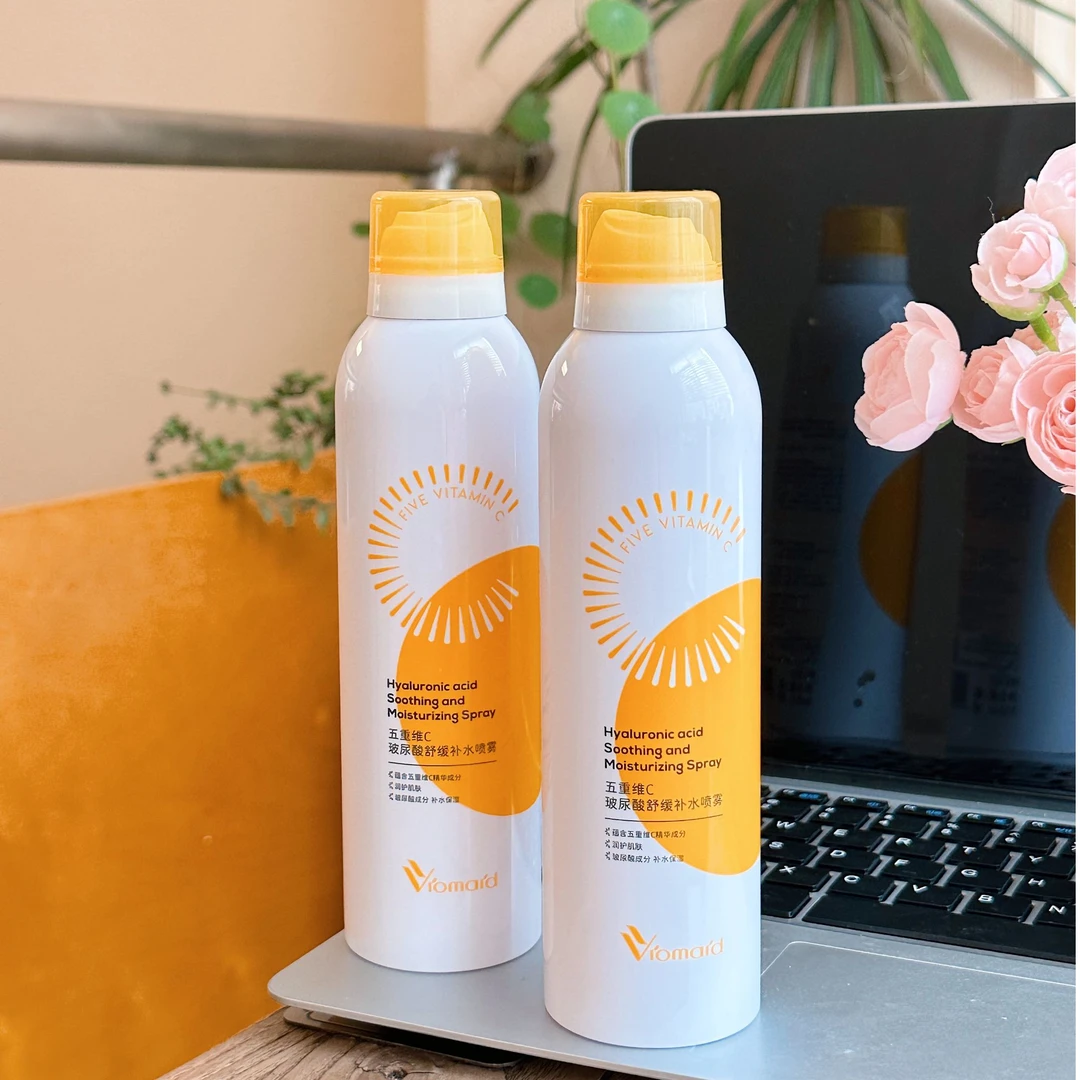 早c晚a五重维C玻尿酸烟酰胺熬夜舒缓补水清爽清透学生喷雾保湿感