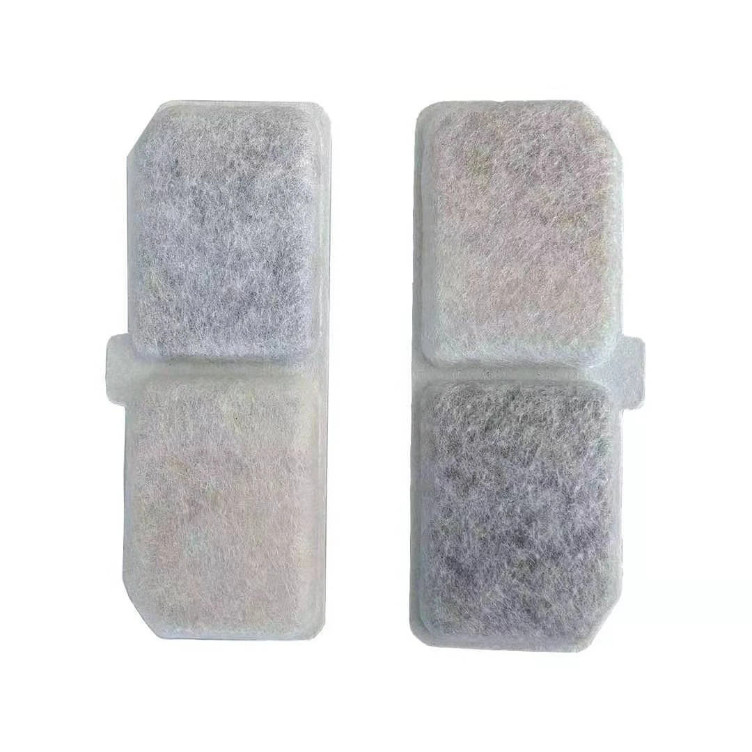 宠物饮水机过滤滤芯循环过滤梦存宠物饮水器通用滤芯一年量6片装