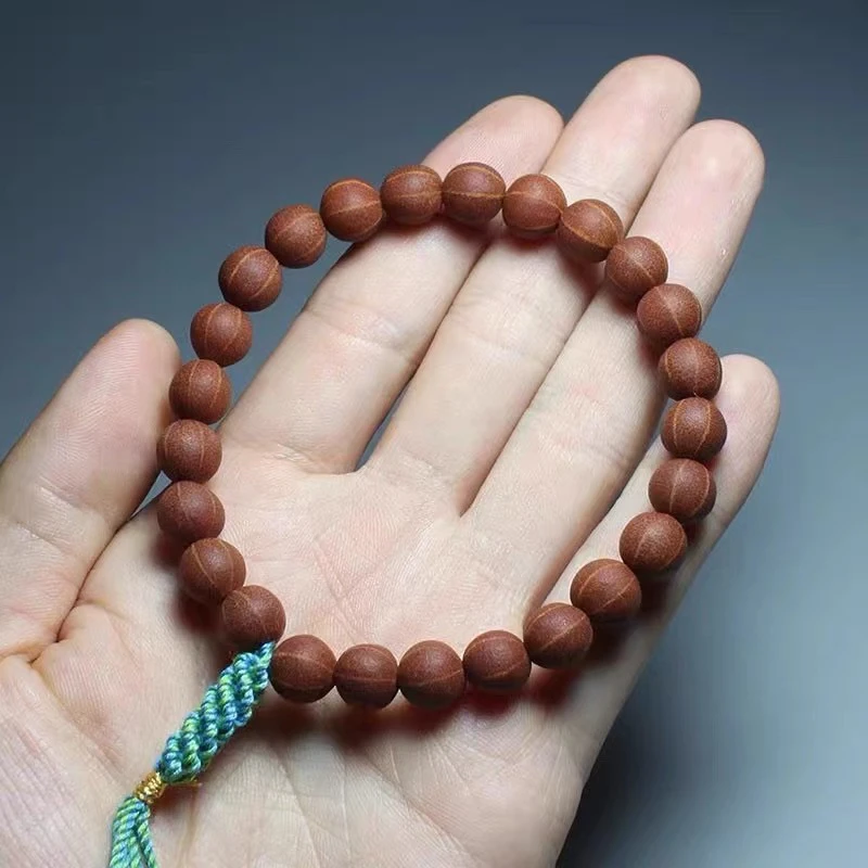 故宫同款天台山五线菩提子手串佛珠手持单圈男女野生老树籽念珠