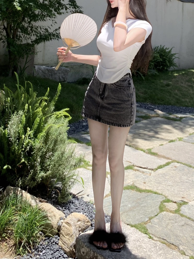 清仓～只出不进 No退No换 介意勿拍 牛仔裙＋衬衣