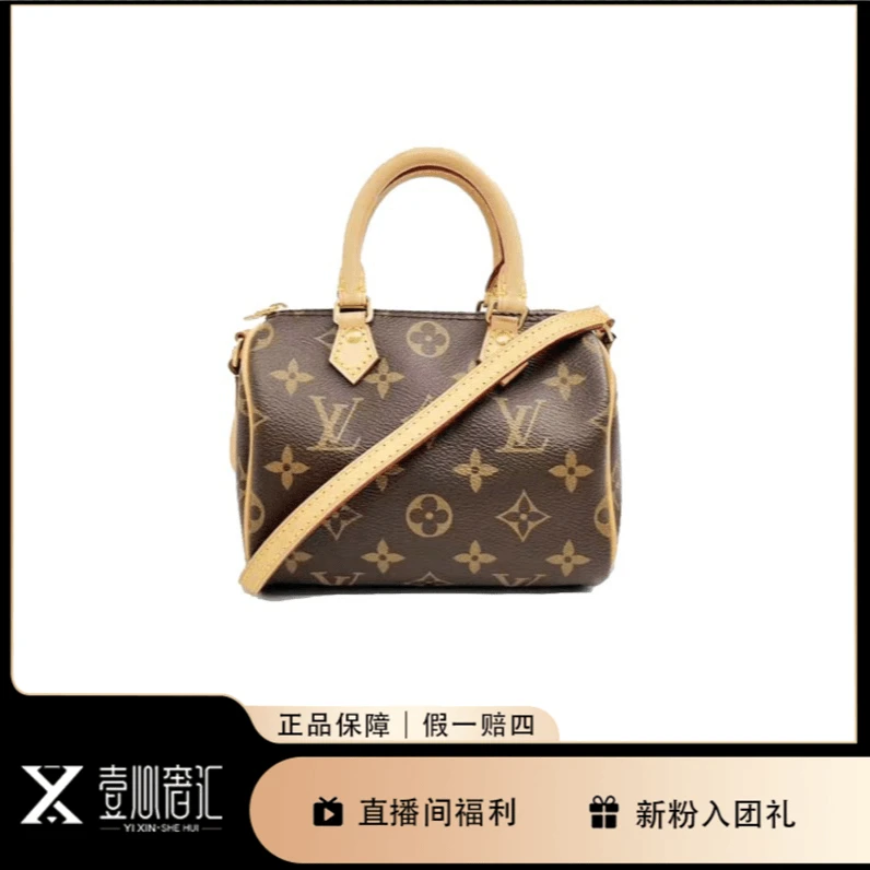 95新 LouisVuitton/路易威登 speed nano/枕头包/L56879