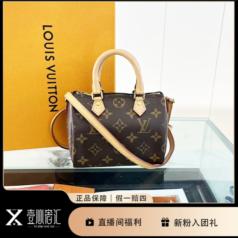 95新 LouisVuitton/路易威登 speed nano/枕头包/L56879