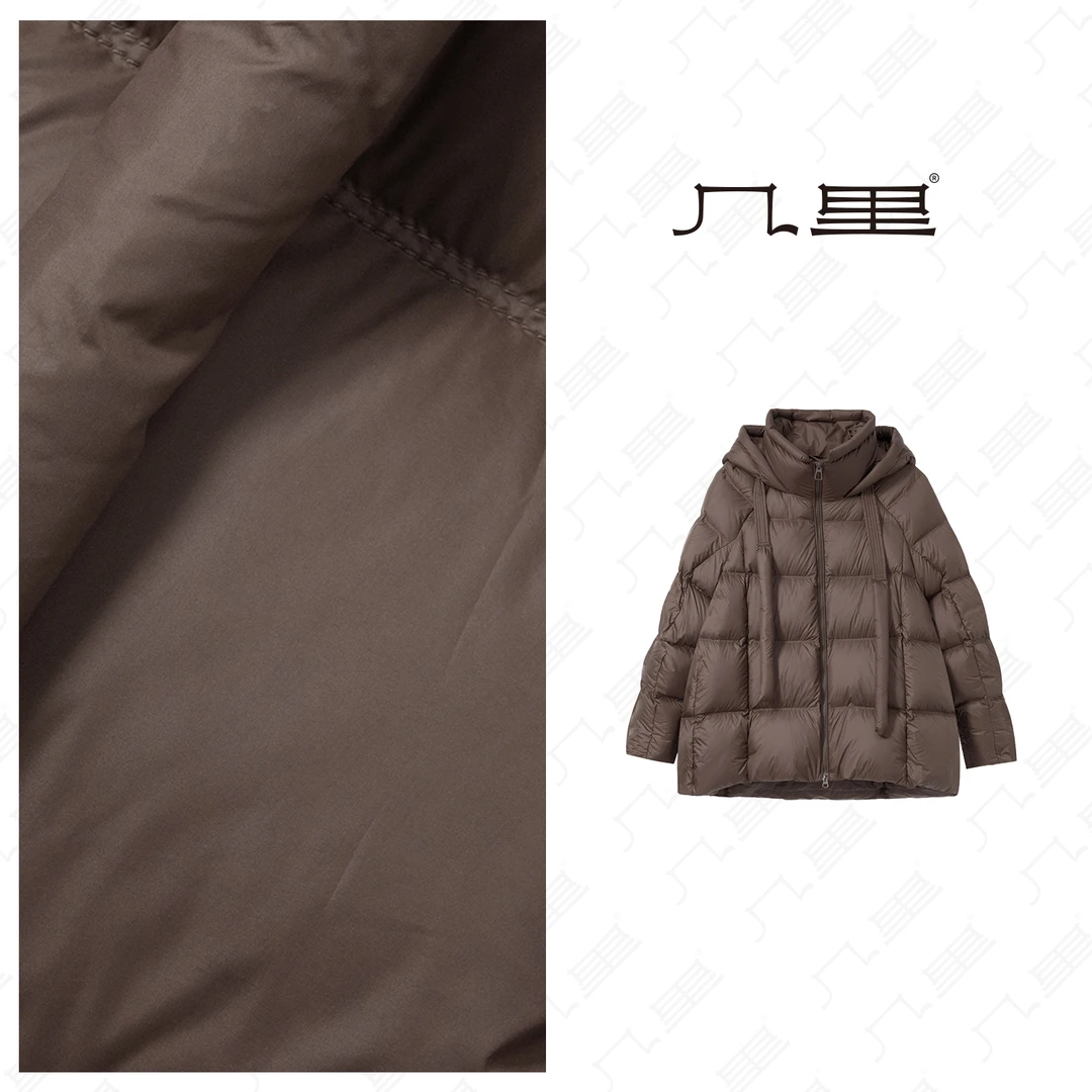 几里与麻【云朵鹅】 气质百搭时尚鹅绒服 衣长77 胸围134  1110599