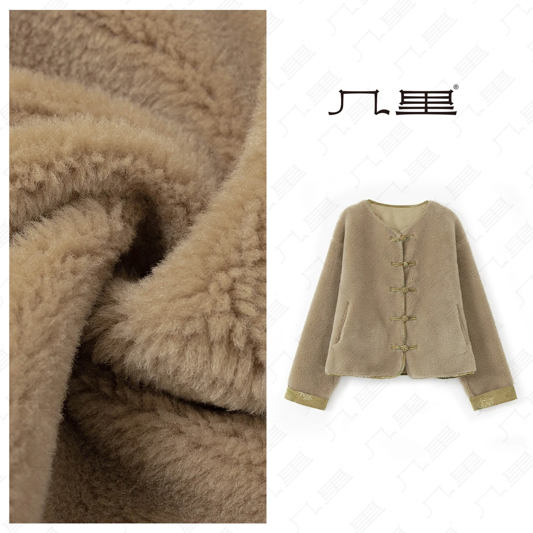 几里与麻【暗香盈袖】气质百搭设计款外套 衣长57 胸围108 1100886