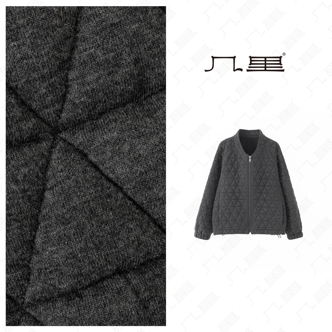 几里与麻 纯色休闲气质棉服 衣长60 胸围120 1112951