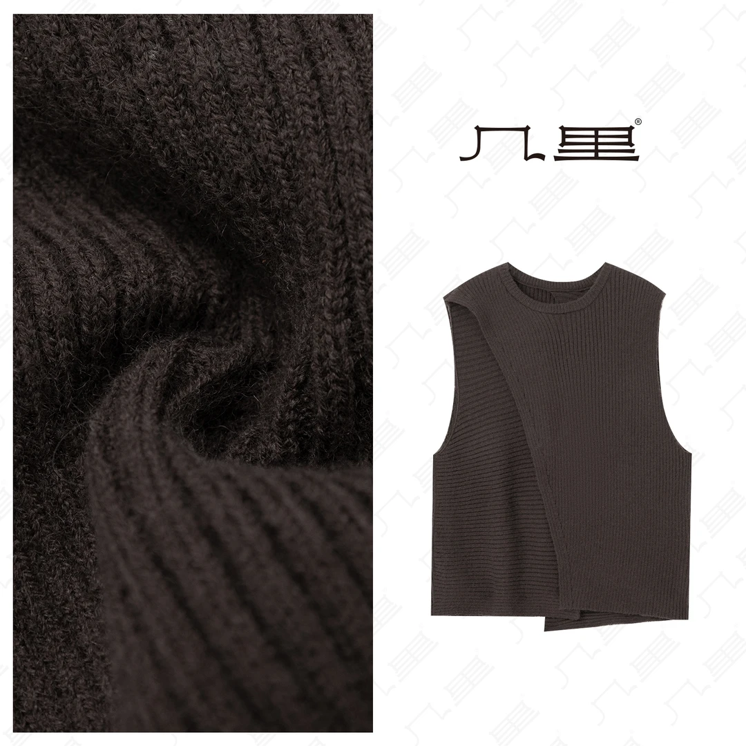 （几里）黑色百搭气质马甲 1100461