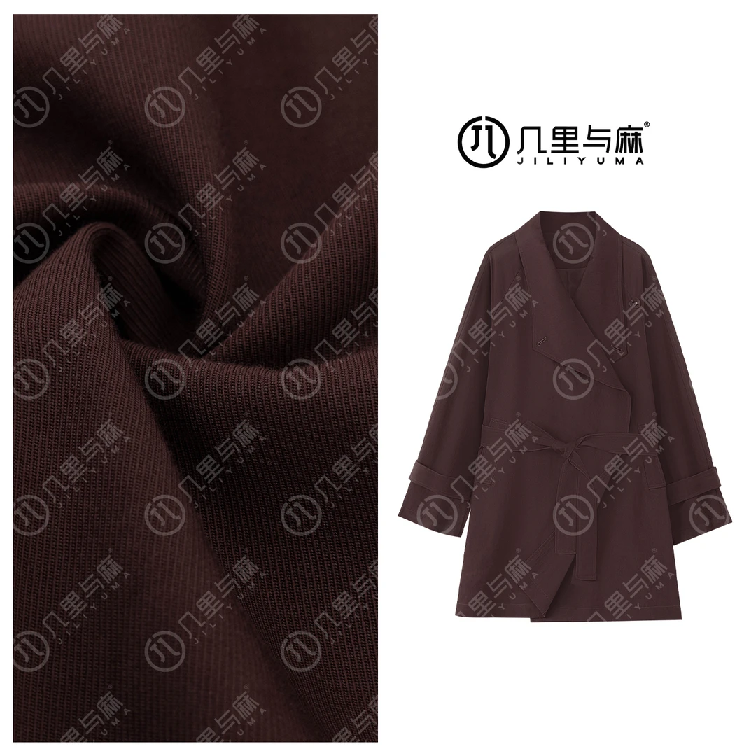 （几里）时尚百搭高级感风衣外套 衣长87 胸围120 1090581