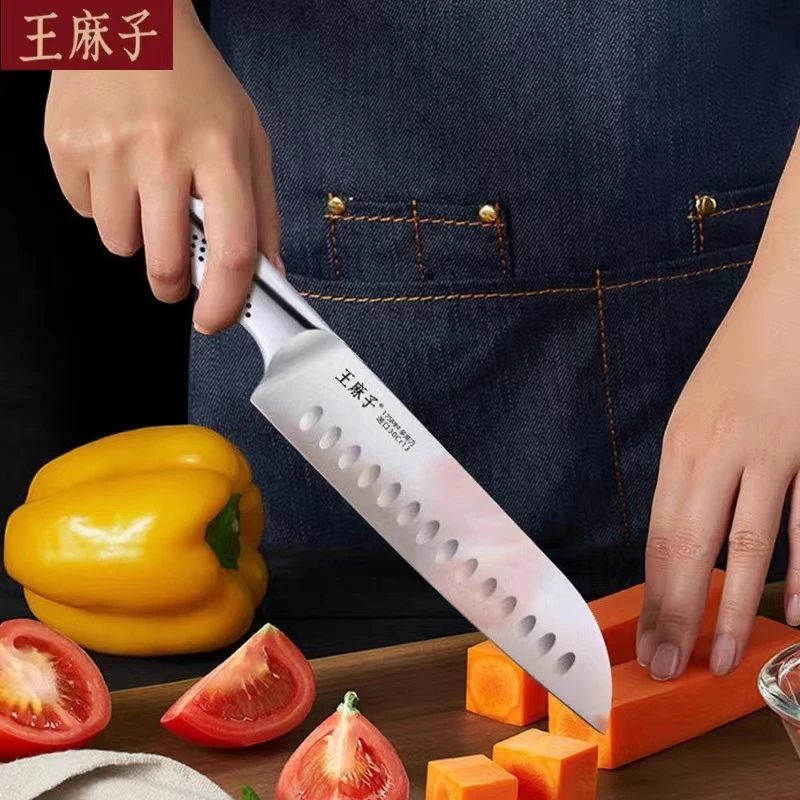 新疆包邮王麻子多用料理刀切瓜刀切菜刀锋利家用持久厨师专用刀