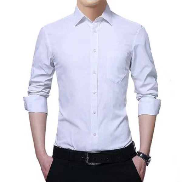 柒-59男士春秋商务休闲高档衬衣