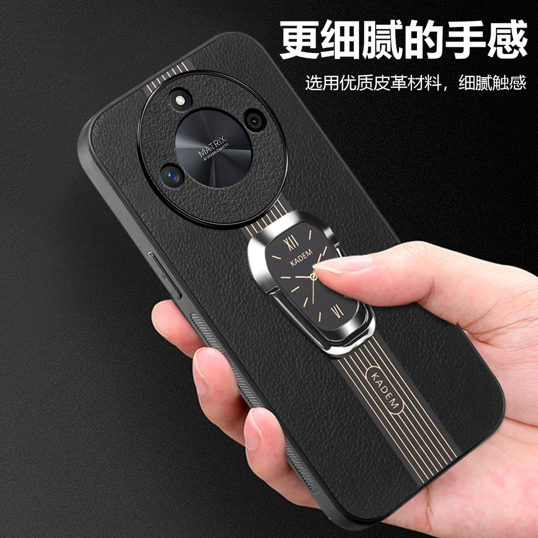 荣耀x50手机壳新款x50i真皮适用honorx50i+防摔高端男全包保护套