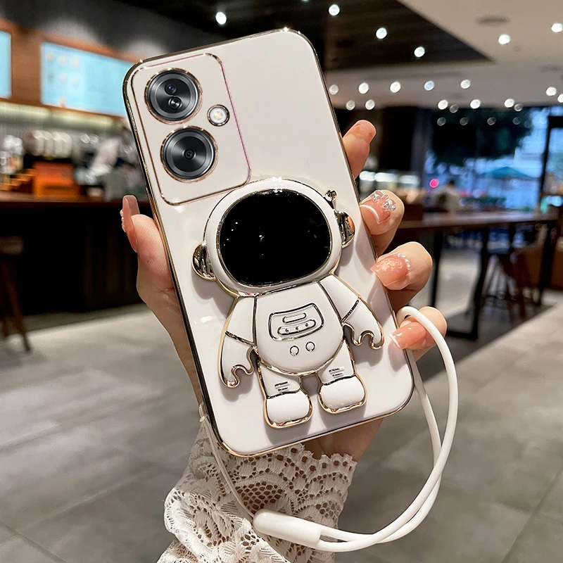 适用oppoA2手机壳新款A2宇航员支架oppo防摔保护套卡通创意个性潮