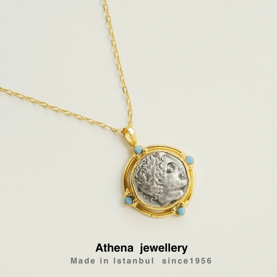 铜合金项链 伊斯Yettis【浮雕大力神】新款流行万能古法手工项链