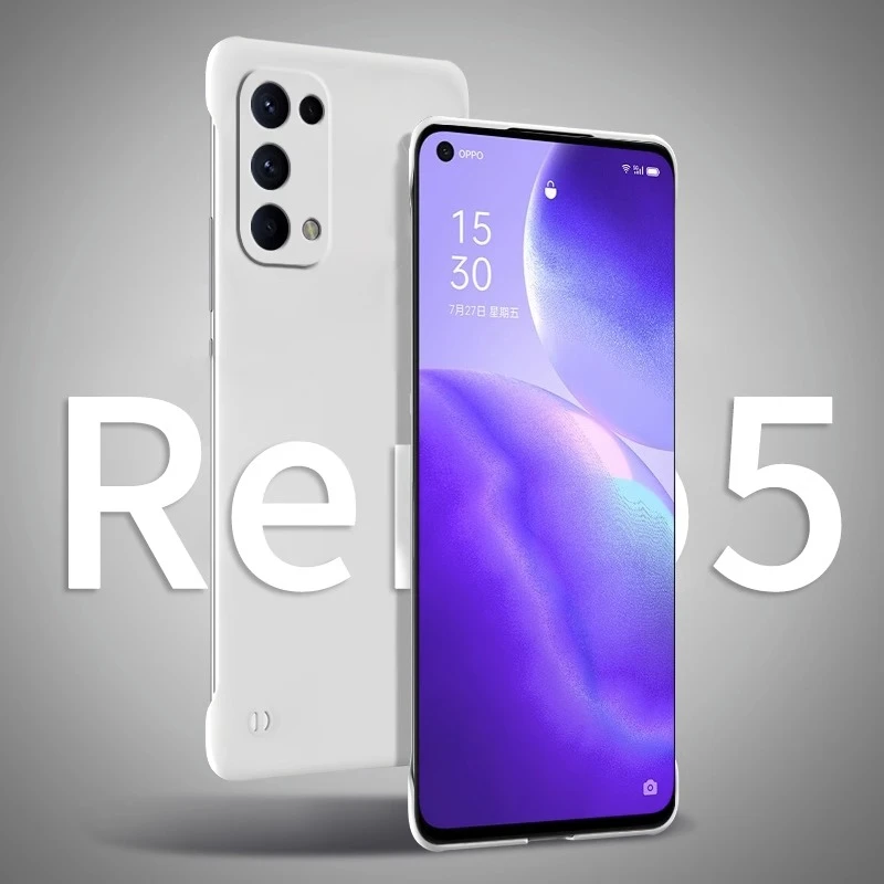 适用于OPPO Reno5Pro无边框壳全包防摔纤薄散热设计超薄硬