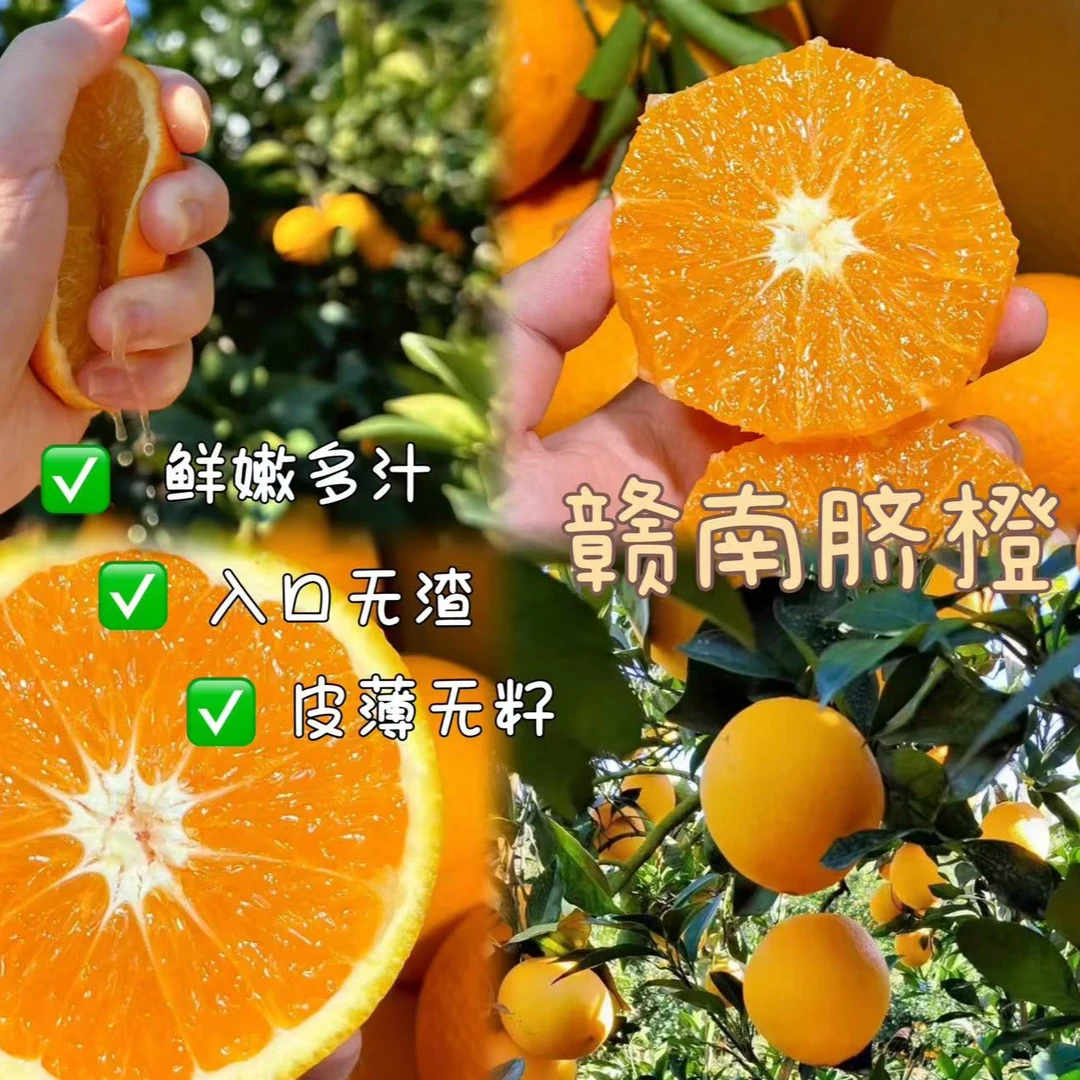 赣南脐橙精品果10斤装，来自北纬气候黄金带，果味十足，尝鲜首选