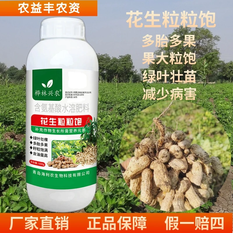 花生膨大粒粒饱氨基酸水溶肥料保果高产壮苗膨大粒专用进口水溶肥