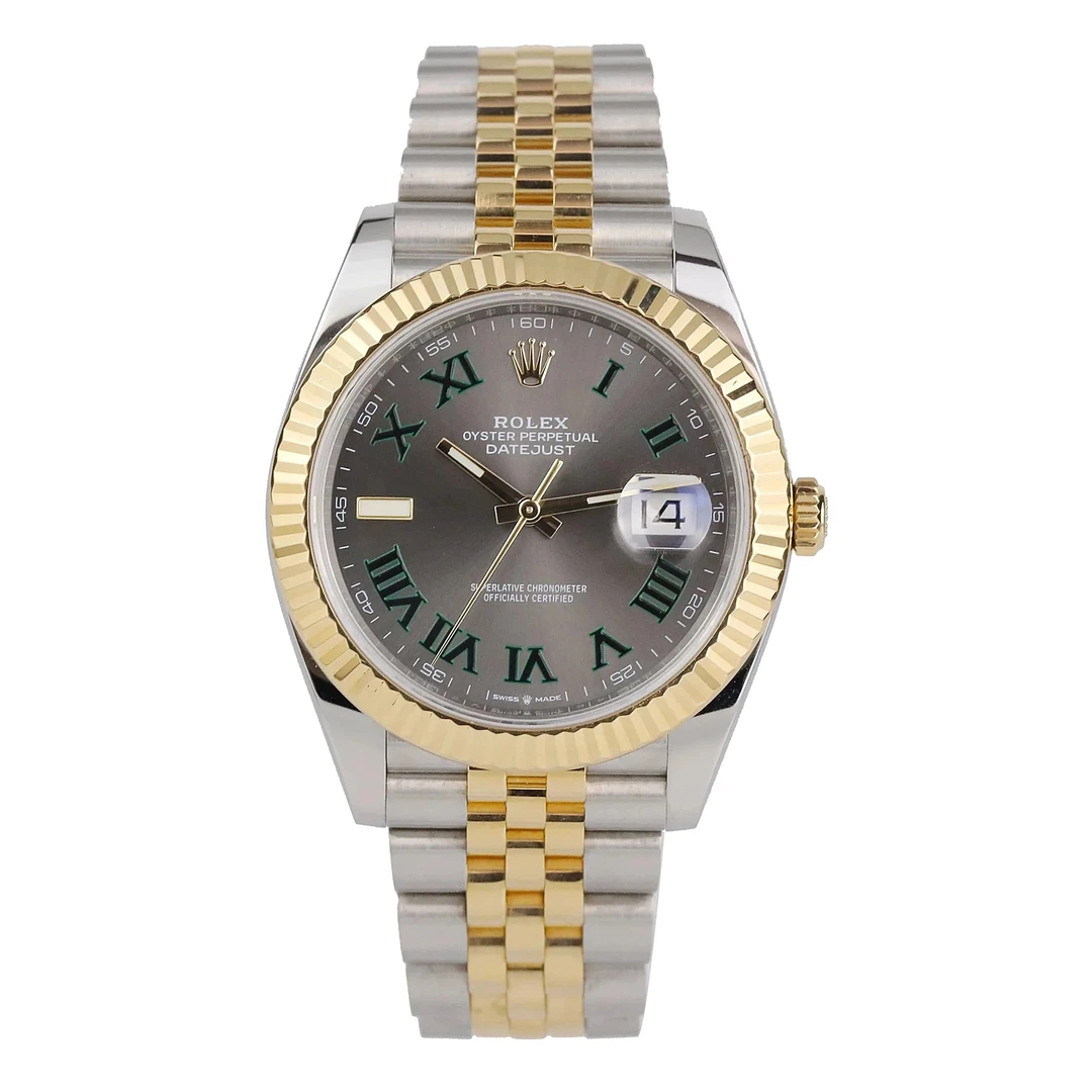 95新 Rolex/劳力士 礼尚往来22年126333绿萝男表18S26