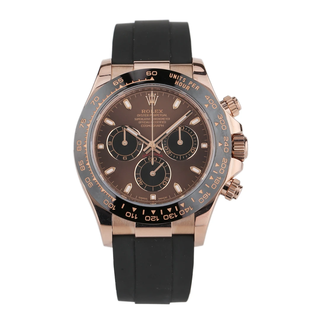 99新 Rolex/劳力士 瑞瑞23年116515巧克力迪通拿男表74T58