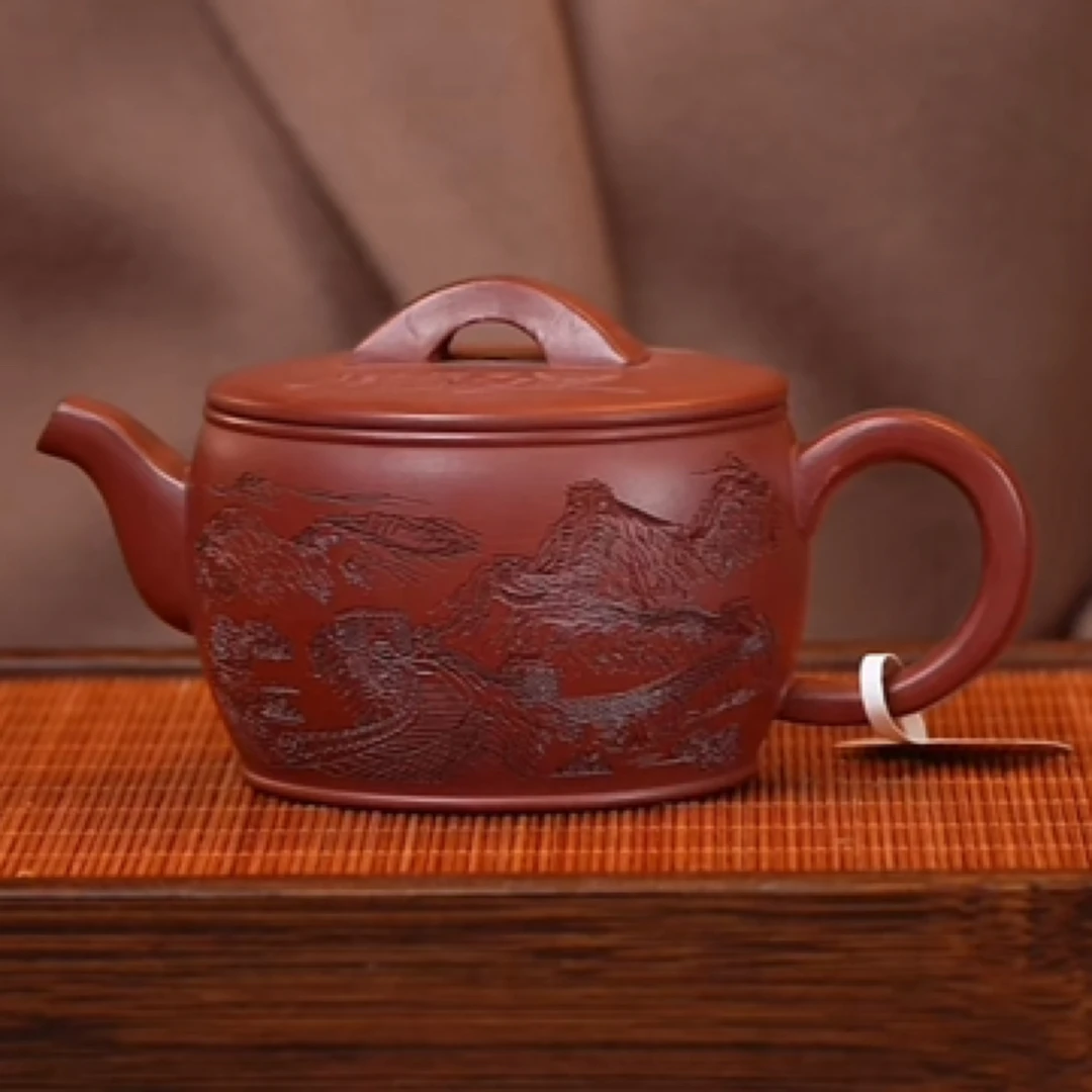 HRT002 汉瓦 朱泥 210cc紫砂壶