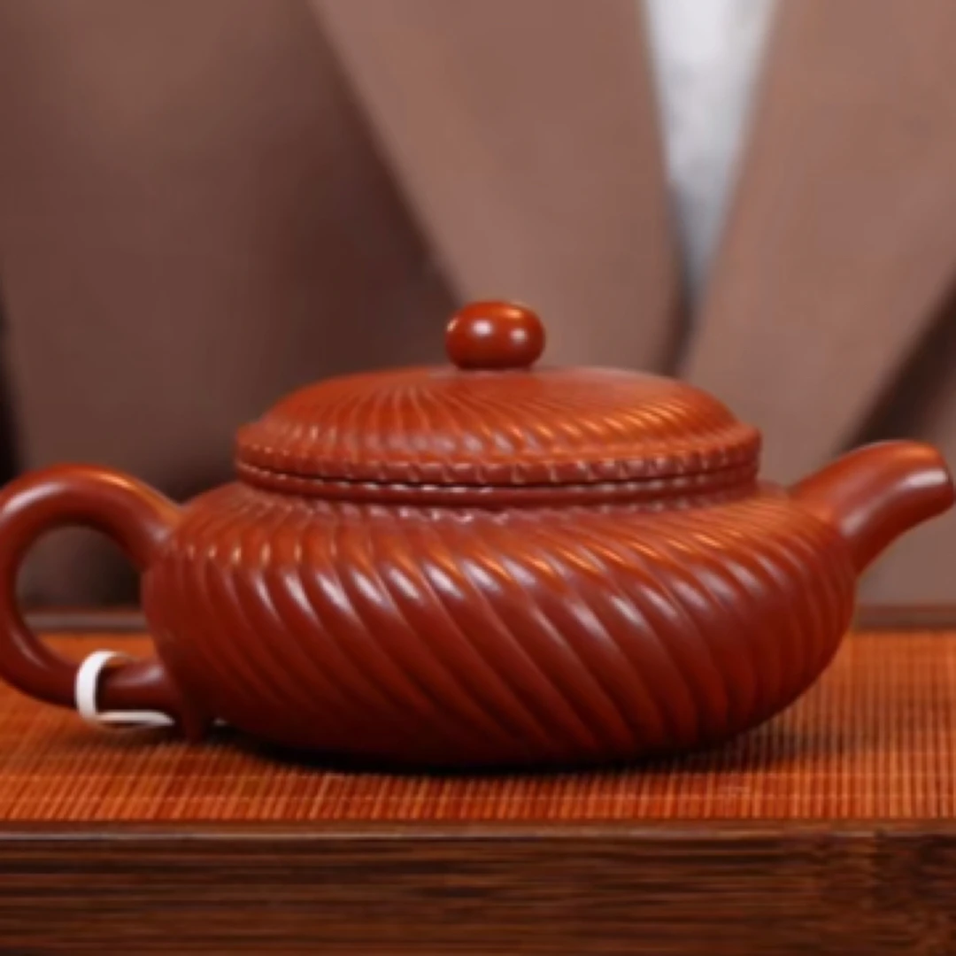 GW101 筋纹仿古壶 240cc 紫砂壶