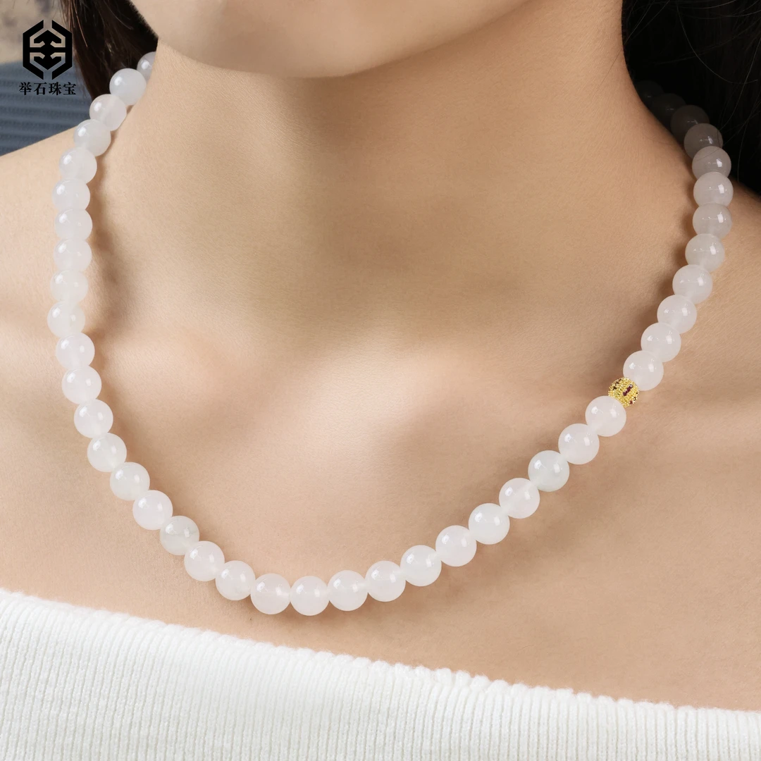 【举石珠宝】T0926-1080-7金丝玉珠串（一件/多样性发/约8mm）u