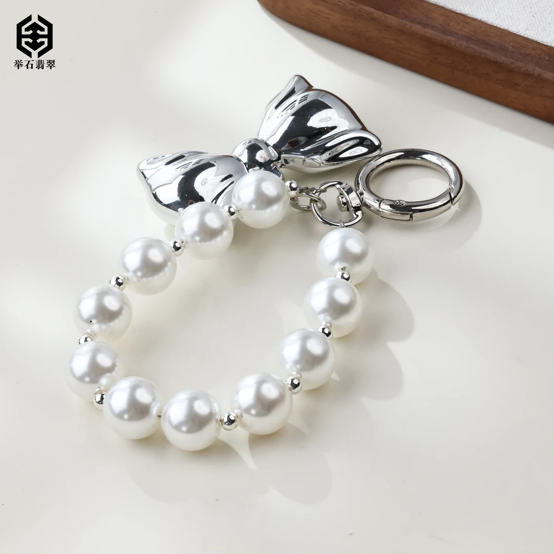 合金仿珍珠吊坠 【举石】T0306-222-0036个性挂件（一件/约13mm）H