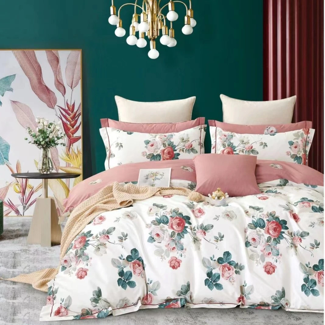 纯棉铂金133*76三件套 赫莲娜245*250枕套48*74一对两只轻奢简约